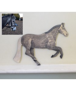 Personalised Pony Wall Plaque - Galloping